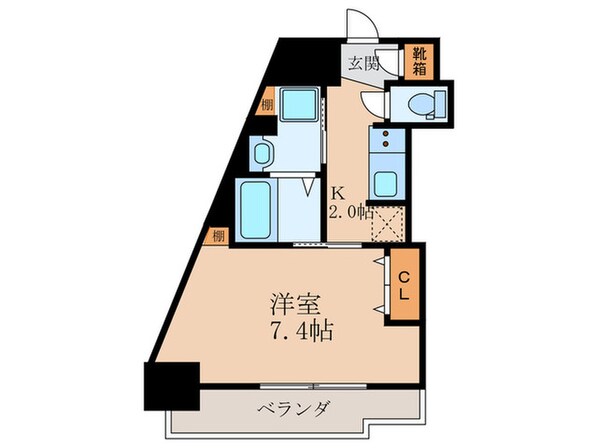 アクアプレイス梅田5(701)の物件間取画像